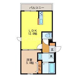 コンフォルトⅥの物件間取画像